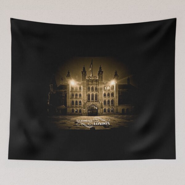 Item preview, Guildhall, London (sepia vignette) designed and sold by jonfun1.