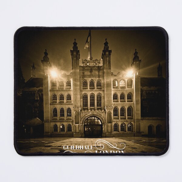 Item preview, Guildhall, London (sepia vignette) designed and sold by jonfun1.