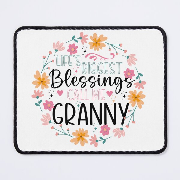 Item preview, Copy of Life's Biggest Blessings Call Me Granny - Floral Grandmother Design designed and sold by Tujzui.