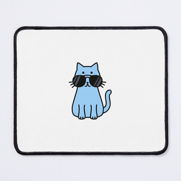 Item preview, Sunglasses Cat Blue designed and sold by coolartmerch.