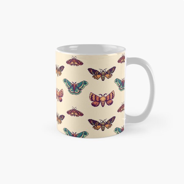 Item preview, Pixel art moths designed and sold by mukucritters.