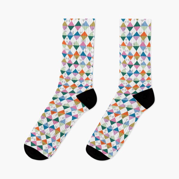 Item preview, 80's colourful triangles designed and sold by pakanta.