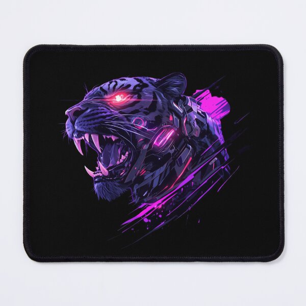 Artikelvorschau, Cyber Black Tiger / / Schwarzer Tiger / / Cooles Tier / / Cyber-Tier / / Tierkunst / / Tierkrieger / / Niedliche Tierkunst / / Ästhetische Gaming-Aufkleber entworfen und verkauft von SMARTKIT DESIGNAGENCY.