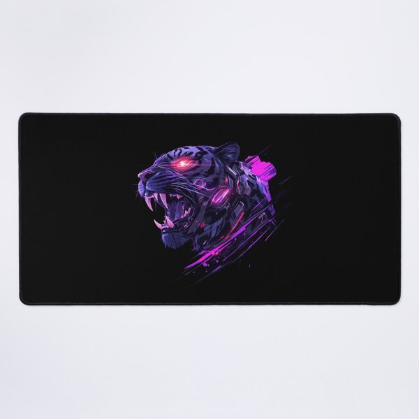 Artikelvorschau, Cyber Black Tiger / / Schwarzer Tiger / / Cooles Tier / / Cyber-Tier / / Tierkunst / / Tierkrieger / / Niedliche Tierkunst / / Ästhetische Gaming-Aufkleber entworfen und verkauft von SMARTKIT  DESIGNAGENCY.