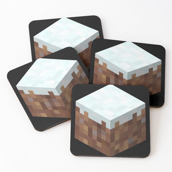 Item preview, Snow Block Minecraft Block Icon designed and sold by Kubala Designs.