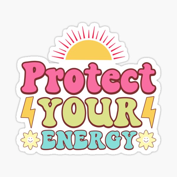 Item preview, Protect your energy designed and sold by Shopatmarlow.