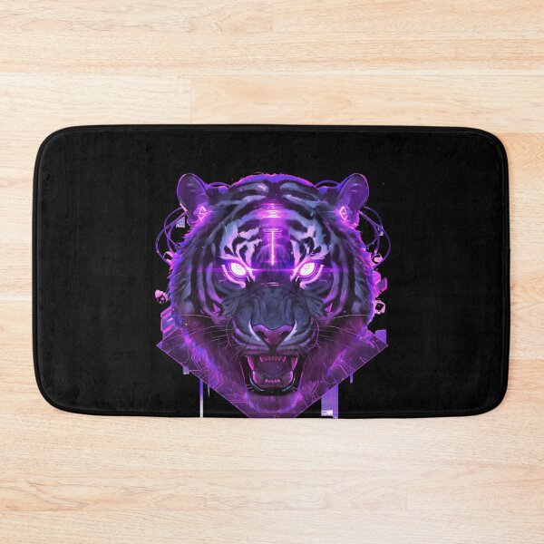 Item preview, Cyber Black Tiger // Black Tiger // Cool Animal // Cyber Animal // Animal Art // Animal Warrior // Animal Cute Art // Gaming Aesthetic stickers designed and sold by SMARTKIT  DESIGNAGENCY.