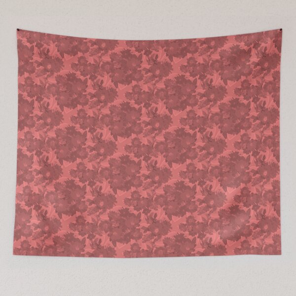 Item preview,  Impatiens Monochrome Halfdrop Blush 8081ff designed and sold by Art in My Loft.