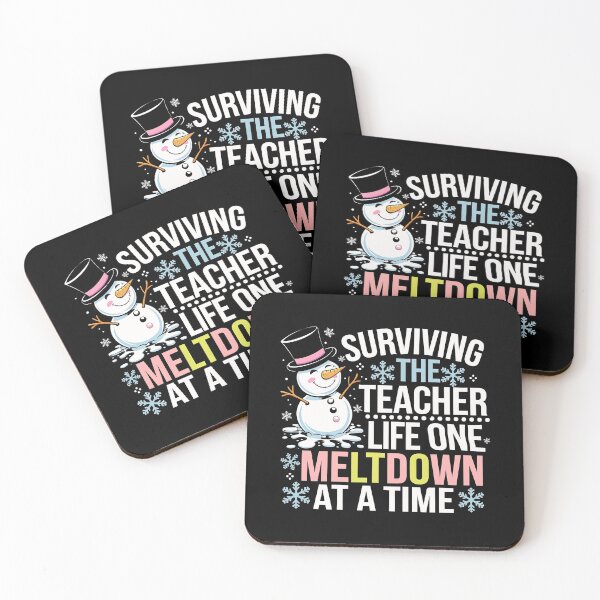 Item preview, Surviving The Teacher Life One Meltdown At a Time Christmas designed and sold by luannsemmsobre.