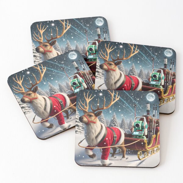 Item preview, Geodesy on Santa's Sleigh designed and sold by JDGeoShop.