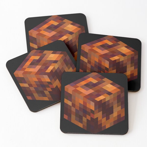 Item preview, Magma Block Minecraft Block Icon designed and sold by Kubala Designs.