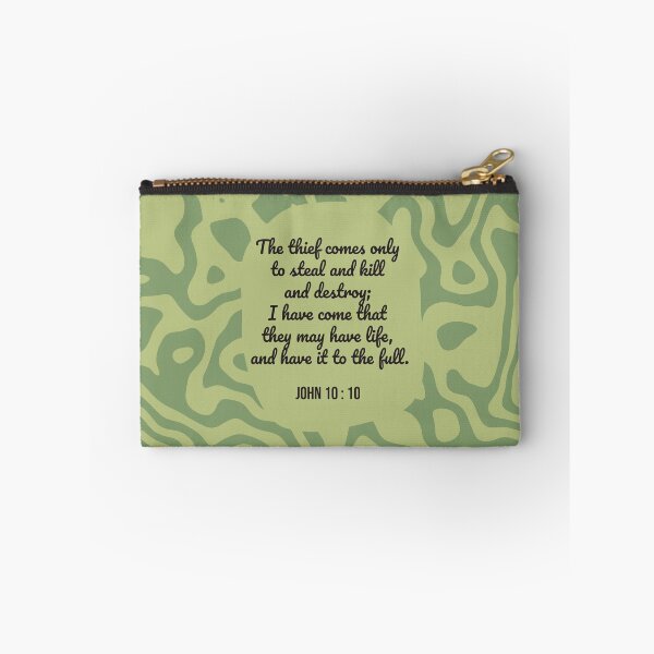 Item preview, John 10 : 10 - Thief comes - Bible passage designed and sold by JF Designs.
