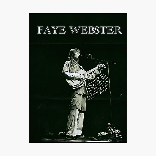 Item preview, Faye Webster poster in forest green  designed and sold by Jessdaniels.
