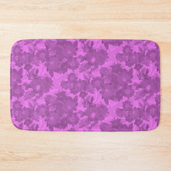 Item preview, Impatiens Monochrome Halfdrop Magenta Pink ff80fe designed and sold by Art in My Loft.