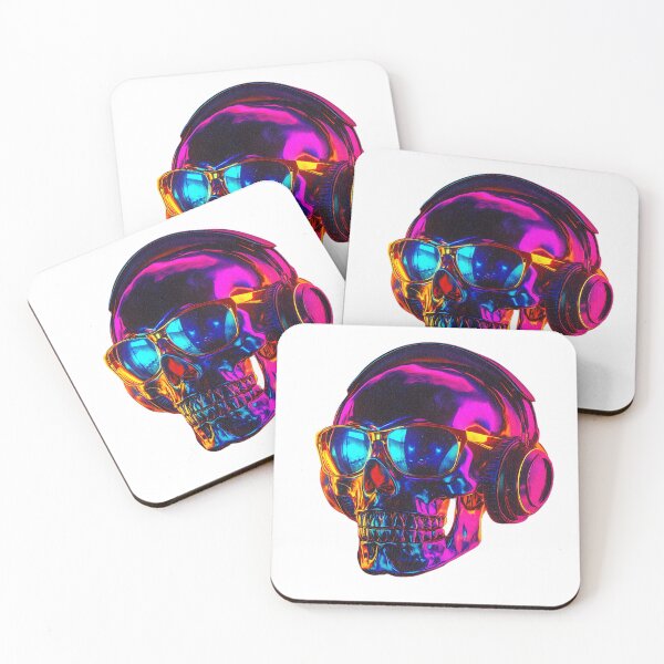 Item preview, Chrome DJ Skull designed and sold by Nicheba.
