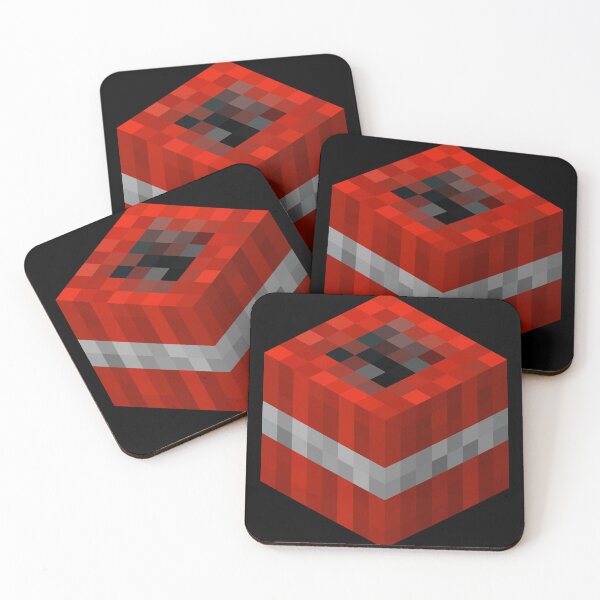 Item preview, TNT Minecraft Block Icon designed and sold by Kubala Designs.