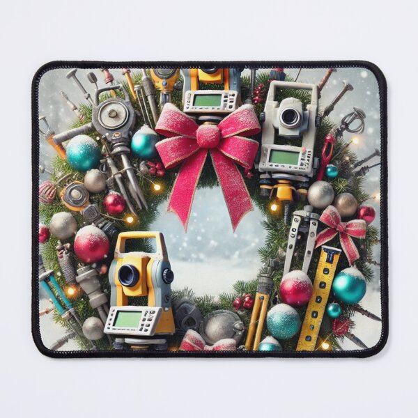 Item preview, Surveyor’s Christmas Wreath designed and sold by JDGeoShop.