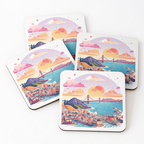 Item preview, Colorful and Sunny San Francisco designed and sold by OttensPixels.