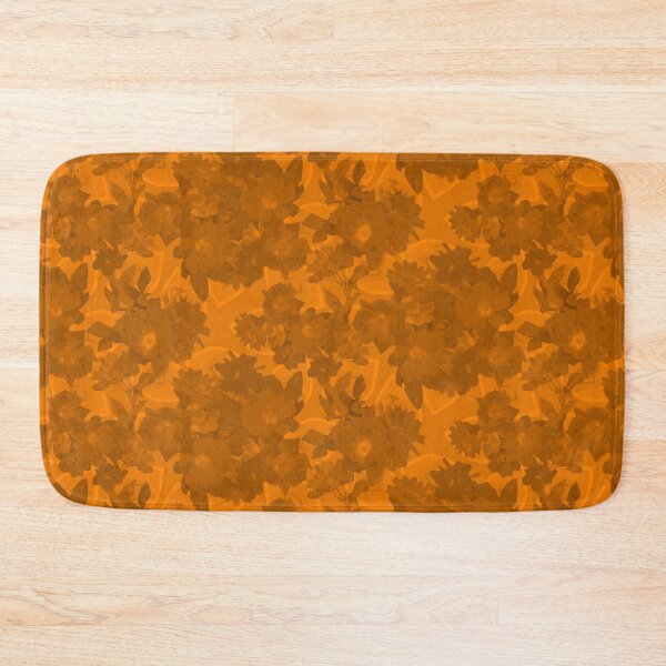 Item preview, Impatiens Monochrome Halfdrop Orange ff8200 designed and sold by Art in My Loft.