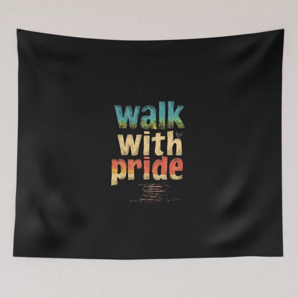 Item preview, Walk With Pride | T-Shirt designed and sold by NicolasGlowArt.