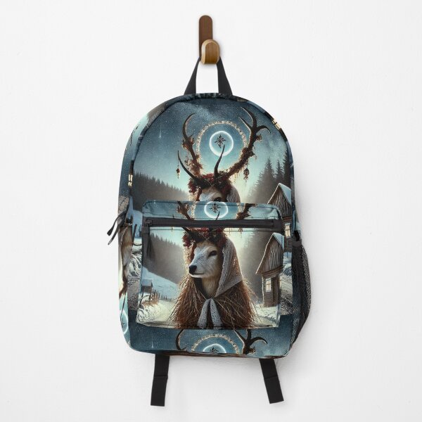 Item preview, Winter Mystical Deer in Moonlight designed and sold by Gagy25.