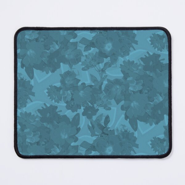 Item preview, Impatiens Monochrome Halfdrop Teal 5aa9c4 designed and sold by Art in My Loft.