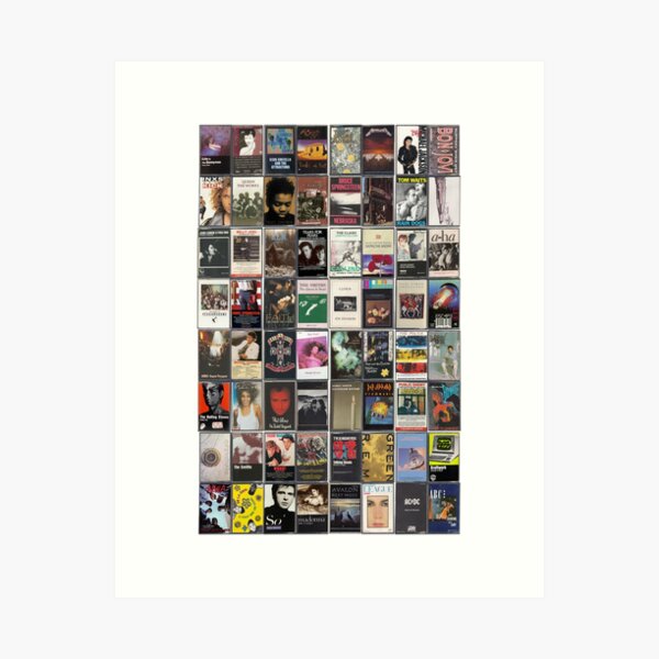 Artikel-Vorschau von Musik der 1980er Jahre - Albumcover der 80er, designt und verkauft von Mr Mustard Prints.