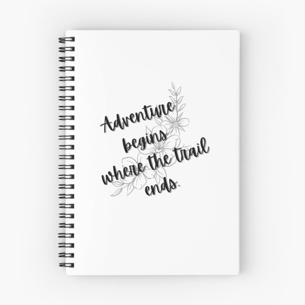 Item preview, adventure begins where the trail ends designed and sold by ManikRaja.
