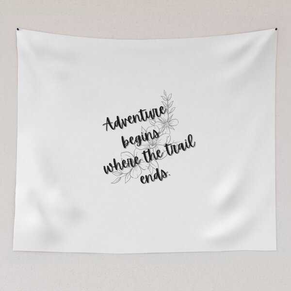 Item preview, adventure begins where the trail ends designed and sold by ManikRaja.