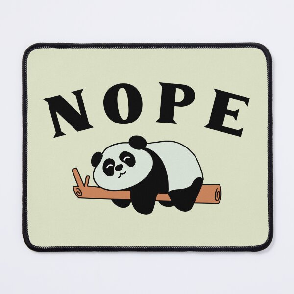 Item preview, The Nope Panda designed and sold by Milasneeze.