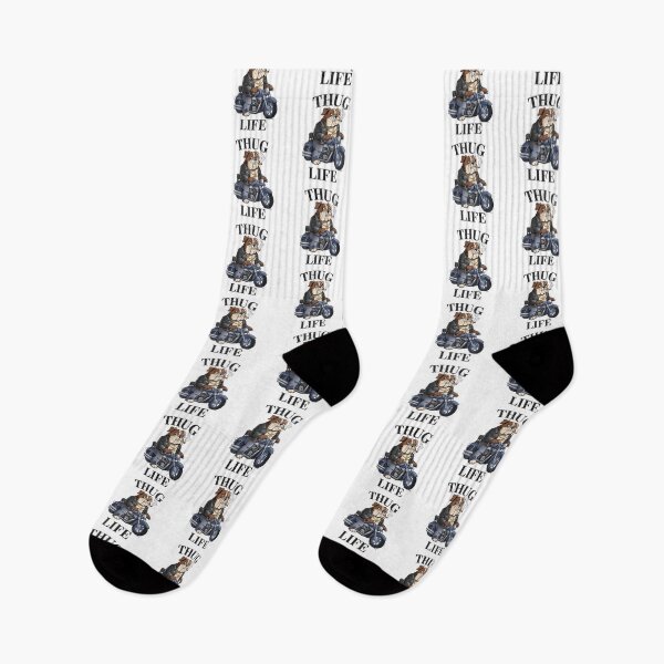 Item preview, Thug Life, Bulldog, gangster, funnyfits70, Humor, Funny, retro, vintages, funny quotes, animal humor, designed and sold by FunnyFits70.