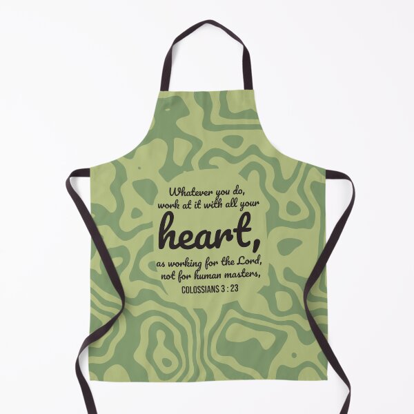 Item preview, Colossians 3 : 23 - Work with all your heart - Bible passage designed and sold by JF Designs.