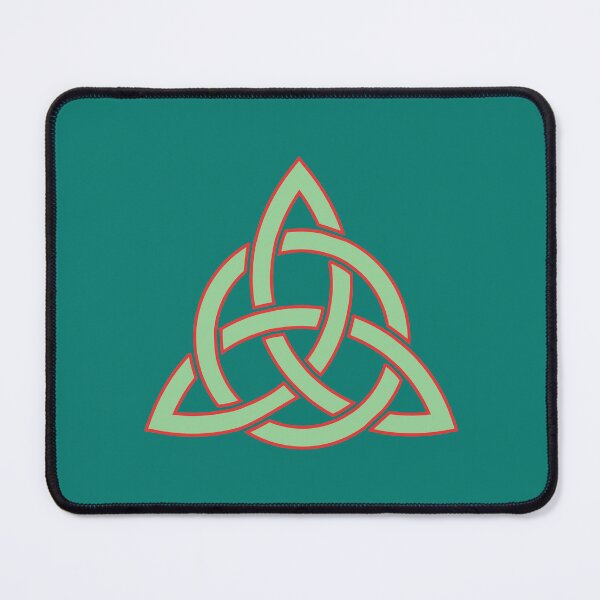 Item preview, Celtic Trinity Knot Green Red designed and sold by Jeallan Designs.