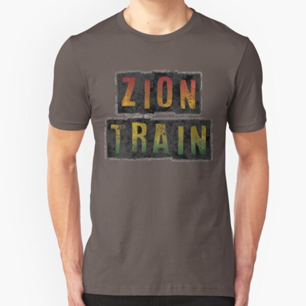 zion train Slim Fit T-Shirt