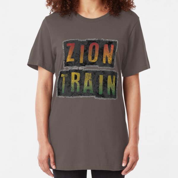 zion train Slim Fit T-Shirt