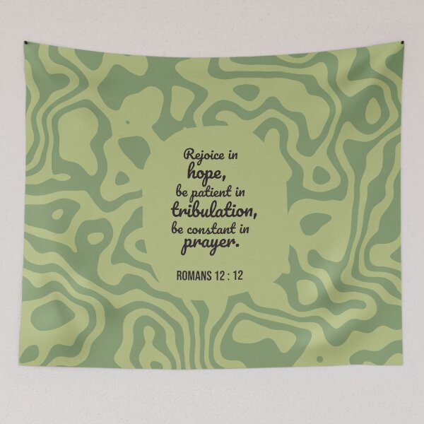Item preview, Romans 12 : 12 - Rejoice in hope - bible passage designed and sold by JF Designs.