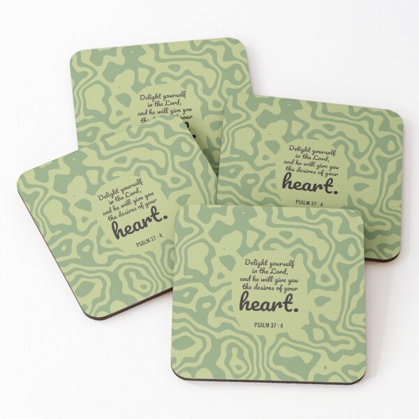 Item preview, Psalm 37 : 4 - Delight yourself in the lord - Bible passage designed and sold by JF Designs.