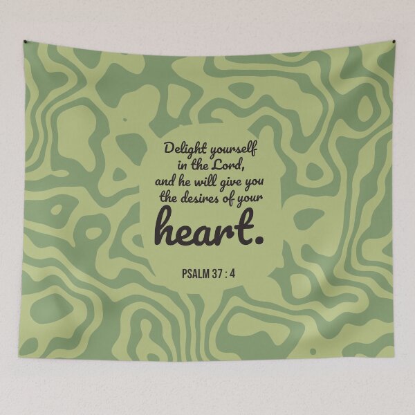 Item preview, Psalm 37 : 4 - Delight yourself in the lord - Bible passage designed and sold by JF Designs.