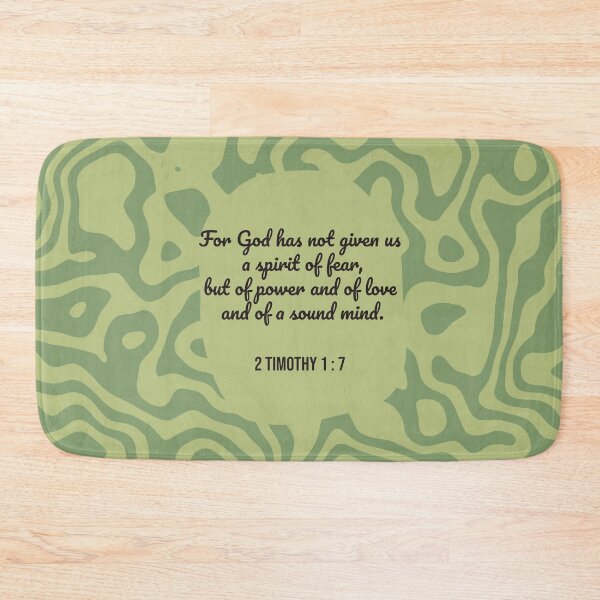 Item preview, 2 Timothy 1 : 7 - For god has given us - Bible passage designed and sold by JF Designs.