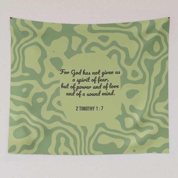 Item preview, 2 Timothy 1 : 7 - For god has given us - Bible passage designed and sold by JF Designs.
