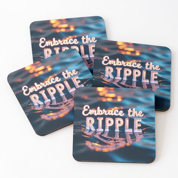 Item preview, Embrace the Ripple: Inspiring Message on Water Surface designed and sold by Creative88Art.