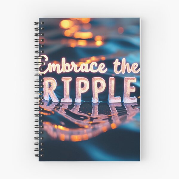 Item preview, Embrace the Ripple: Inspiring Message on Water Surface designed and sold by Creative88Art.