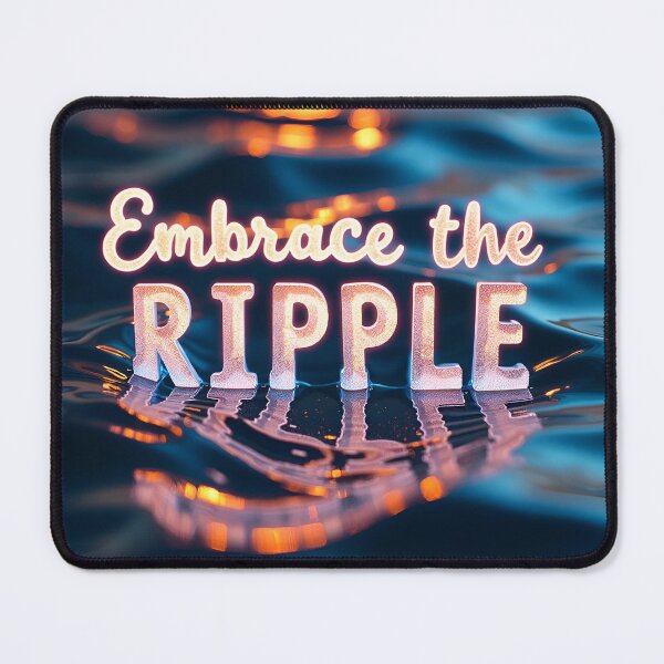 Item preview, Embrace the Ripple: Inspiring Message on Water Surface designed and sold by Creative88Art.
