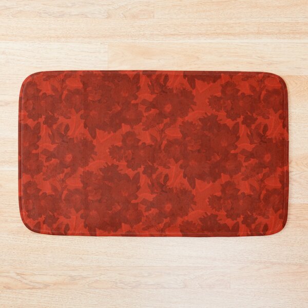 Item preview, Impatiens Monochrome Halfdrop Orange Red d83218 designed and sold by Art in My Loft.