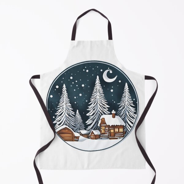 Item preview, Winter Cottage, merry, time, funny, gifts, designed and sold by Ewelina Niemiec.