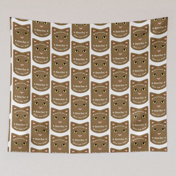 Item preview, Cinnamon Coffee Cat designed and sold by BluRavenCreate.