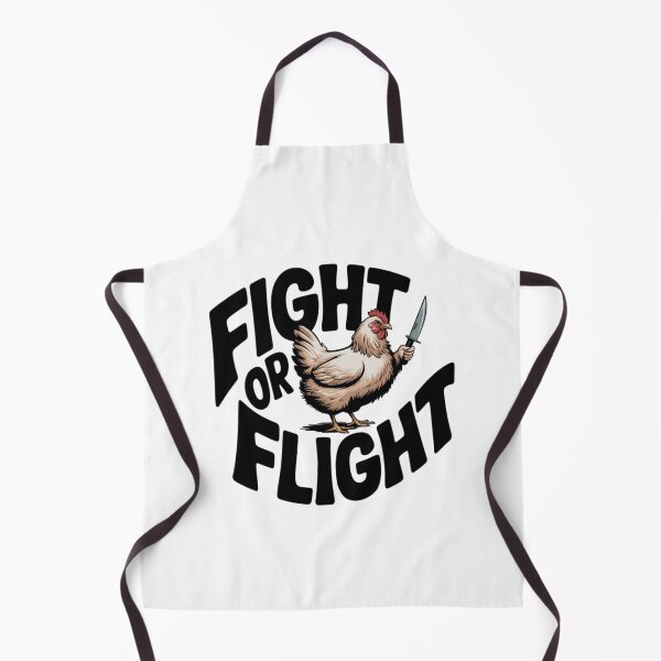 Item preview, Fight or Flight, hen, chicken, funnyfits70, Humor, Funny, retro, vintages, funny quotes, animal humor, designed and sold by FunnyFits70.