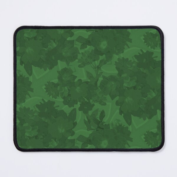 Item preview, Impatiens Monochrome Halfdrop Green 3e7a3d designed and sold by Art in My Loft.