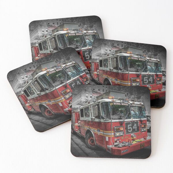 Item preview, Fire Department New York Truck, Color Popped designed and sold by Paul Thompson Photography.