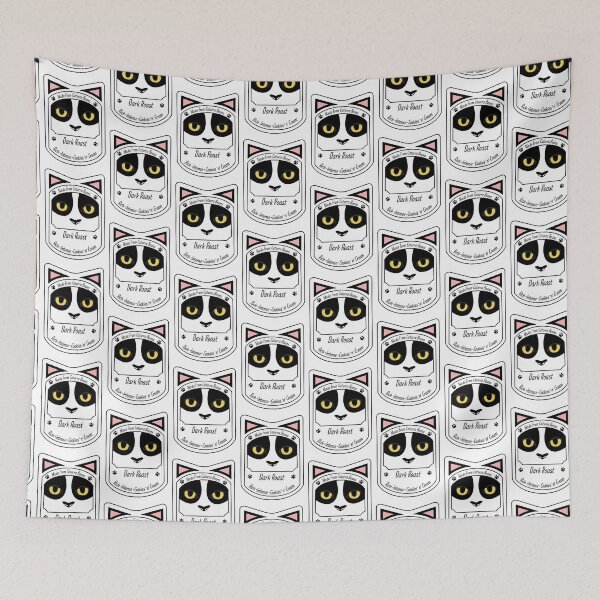 Item preview, Cookies 'n' Cream Coffee Cat designed and sold by BluRavenCreate.
